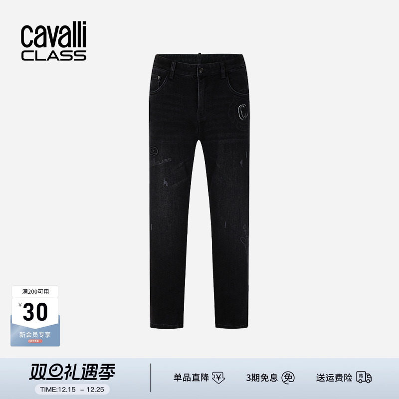 CavalliClass高端男裤牛仔裤秋