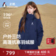 企鹅驭雪极光羽绒服男女25冬新款 baby同款 户外三防大毛领派克