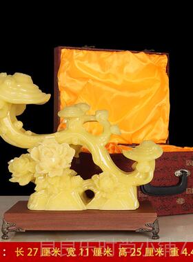 新款玉意家装居饰礼客厅办公室玄如关招财乔迁开业礼品恩师送摆件