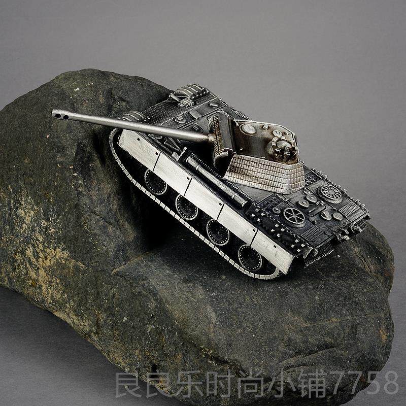 新款木公开车物德国豹式G坦克1:7全金属成品模型2军事战模型型摆