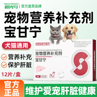 宠物宝甘宁营养补充剂猫咪护肝片狗狗保肝片保护肝脏犬猫通用片剂