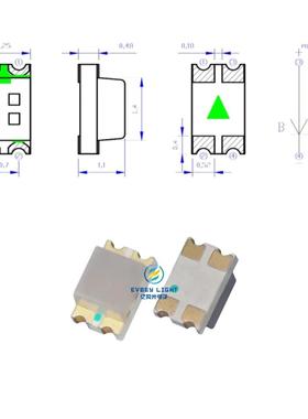 smd led 0805全彩灯珠 led灯珠 0805七彩rgb 2012rgb全彩 雾状