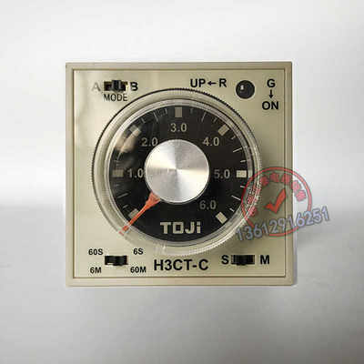 TOJI H3CT-C时间继电器H3CT-A原装H3CT-B 220V H3CT-D H3CT-E统技