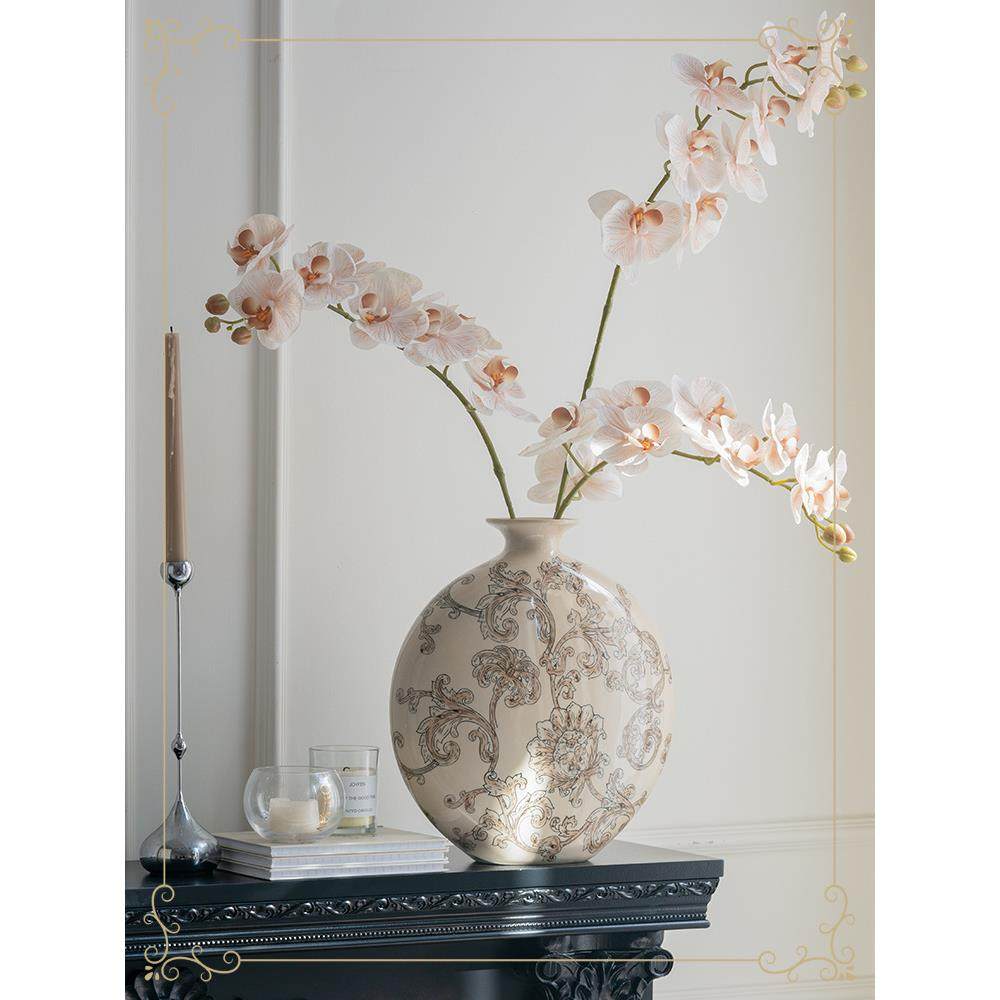 宋代美学水墨青花瓷中式轻奢花瓶摆件客厅插花复古陶瓷餐桌高级感,金属材料及制品,金属加工件/五金加工件,淘宝优惠券,粉丝福利购,淘宝优惠卷