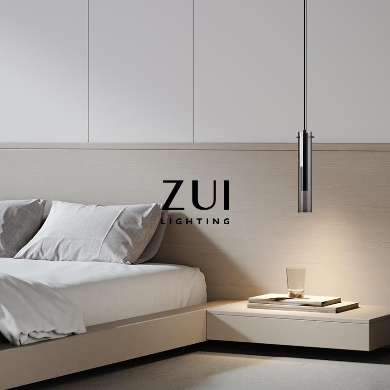 意式极简 卧室小吊灯现代简约玻璃餐厅吧台创意北欧单头床头吊灯