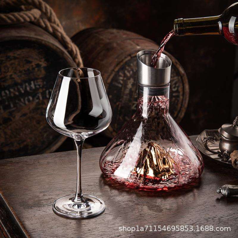 高级感水晶红酒杯架挂吊高脚杯倒挂悬挂收纳架子家用创意客厅摆件