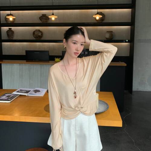 AIXILI爱西里-钱风极简亚麻感松弛百搭显瘦休闲短裤(配腰带)A2280