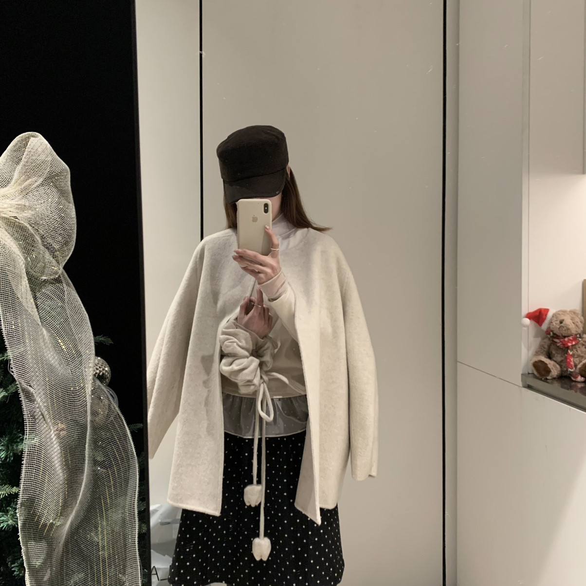 拿铁-围领搭～韩系甜美超爱显瘦百搭羊毛外套(配系脖)（含68.2羊,女装/女士精品,羽绒服,淘宝优惠券,粉丝福利购,淘宝优惠卷