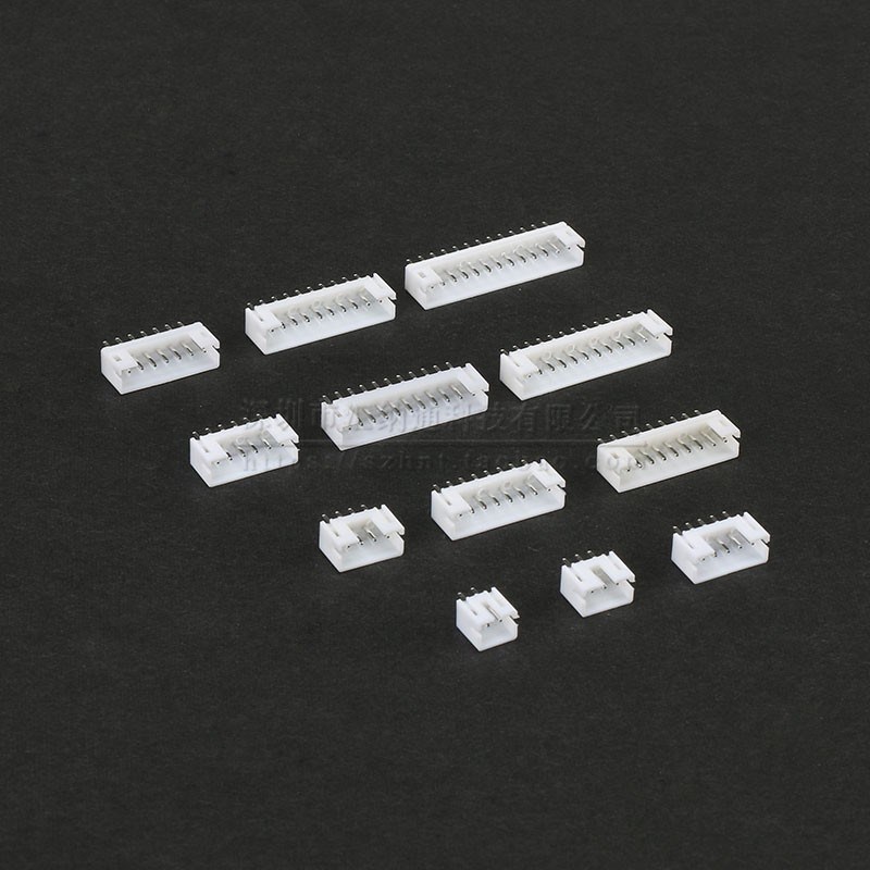 PH2.0接插件 2P3P4P5P6P7P8P9P10P11P12P 连接器直针弯针胶壳簧片