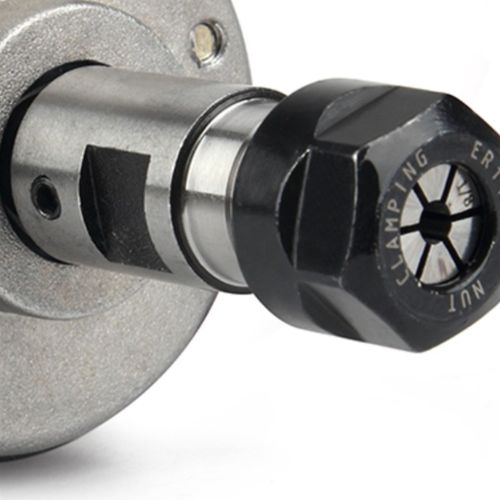 CNC数控雕刻机 DC 48V 500W主轴电机 ER11刀杆 夹头 夹具固定座