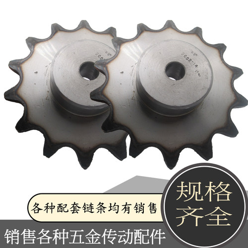 双节距链轮2042 A3钢大滚珠链轮链条传动工业 申马传动