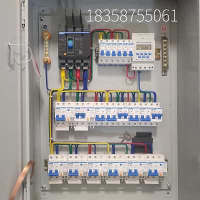 新品爆品厂促级箱k二箱家u用控制柜定做照明三相四线电表配电箱开
