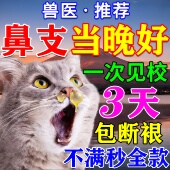 猫鼻支特专用效感冒药猫咪打喷嚏流鼻涕呼吸道药感染刀豆素滴鼻液