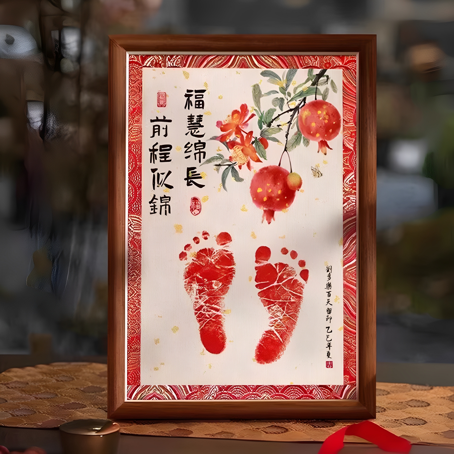 美爆了！国风手足印真的很好看
