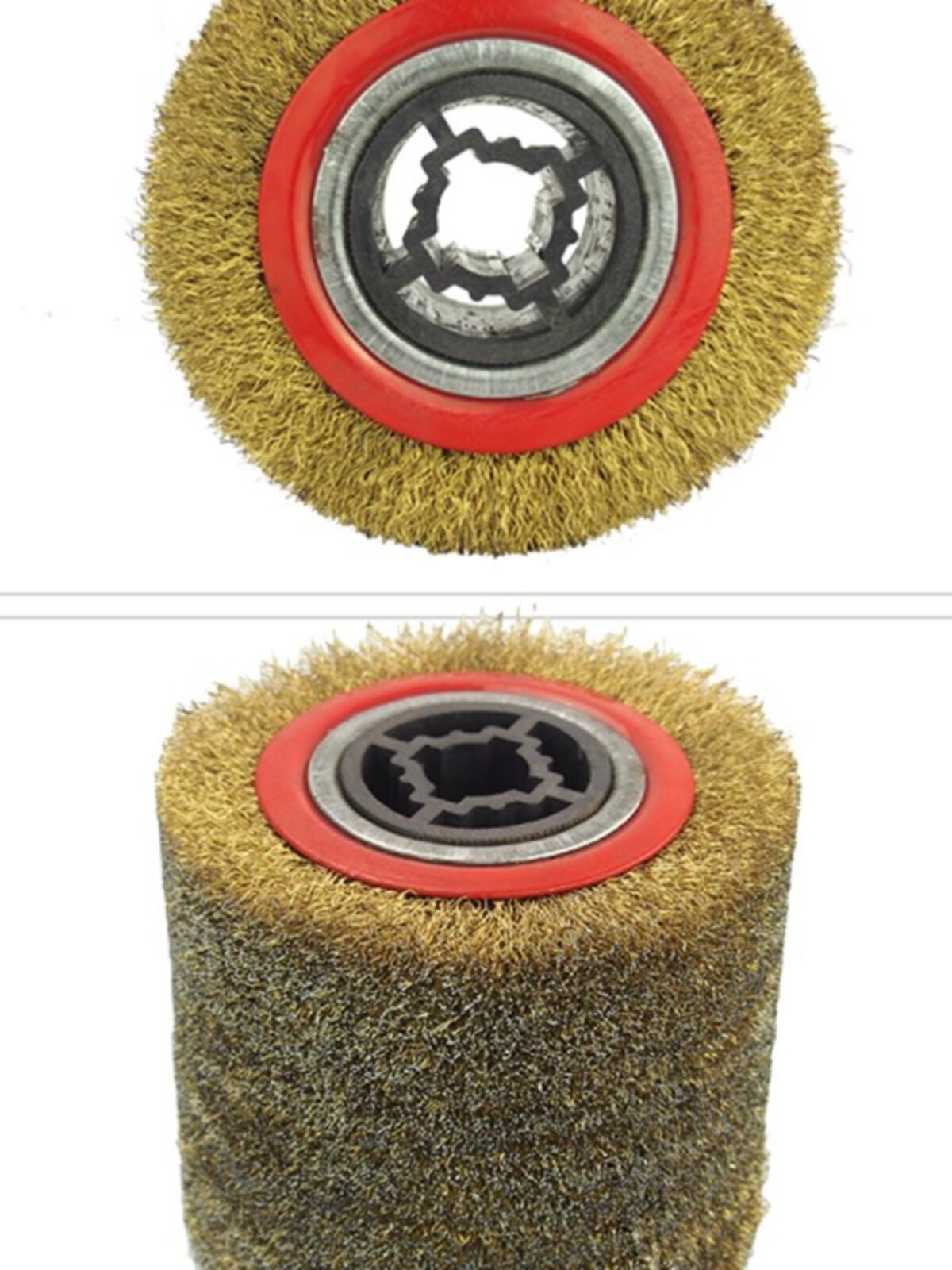 厂钢丝拉丝轮 木纹还原拉丝轮除锈钢丝轮钢丝球 电动拉丝机用拉库