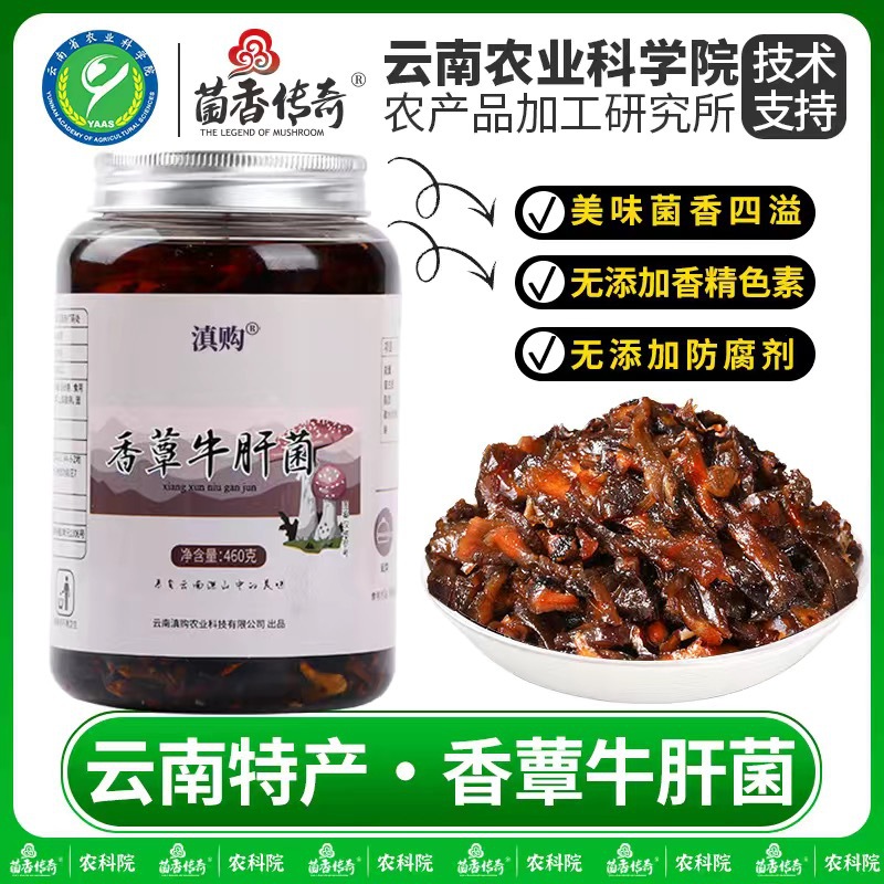 油鸡枞菌云南特产即食香辣松茸菌