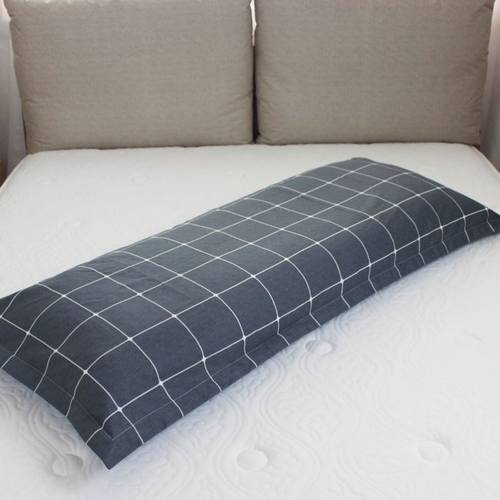 Plush Body Pillow Cover Plain Super Soft Long Pillow Case