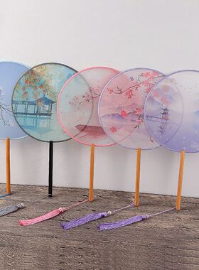 Chinese souvenir China traditional fans young lady gifts