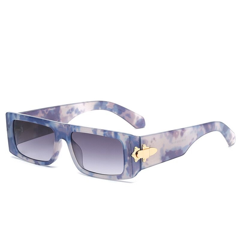 Small Rectangle Sunglasses Men Women Square Sun Glasses Luxu