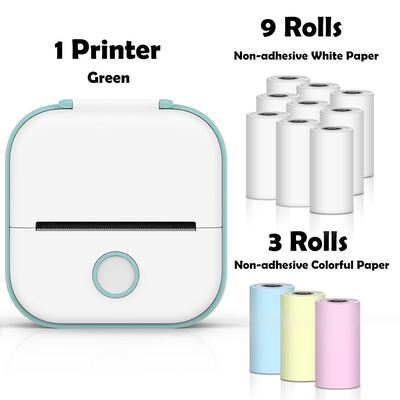 Portable Wireless Thermal Pocket Printer Self-a Color Note
