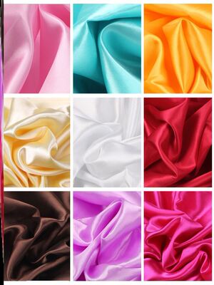 Satin fabric Satin color Silk gift box lining silk cloth