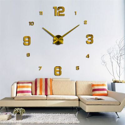 large wall clock watch 3d wall clocks de pared home decorati