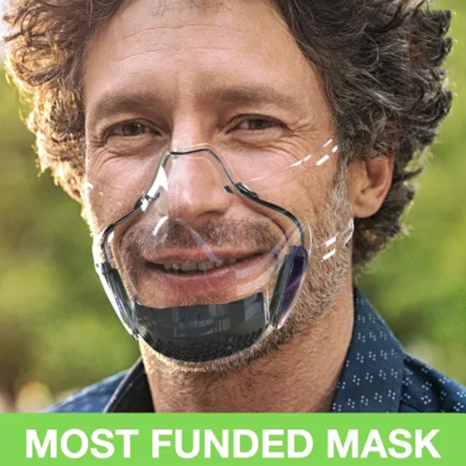 Mask Face Shields Combine Plastic Reusable Clear Face Mask