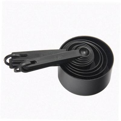 10 black plastic measuring spoons cups set tools for baking