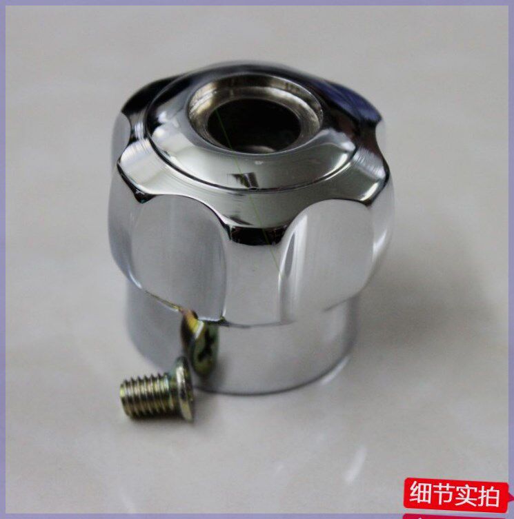加厚快开水龙头手轮手柄 全铜三角阀开关把手 卫浴维修螺丝配件.