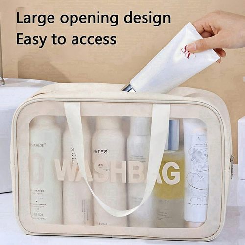 洗漱包干湿分离女双层便携男旅行出差防水游泳健身洗澡双层收纳袋