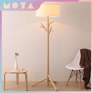 北欧ins风简约现代落地灯客厅立地落式灯日式坐地台灯卧室床头灯