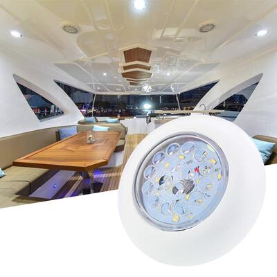 LED船舶灯室内顶灯船艇灯房车灯过道灯天花灯12VDC按钮灯