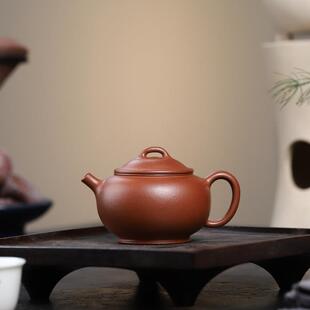 宜兴紫砂工堂货源原矿降坡福气满满160cc轻胚薄胎内推孔功夫茶具
