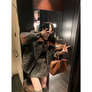 区区欧阳 10/21 20点【m*u系 复古书L呆子】翻领灯芯绒外套短裙