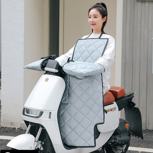 分体式电动车挡风被春秋款人车分离四季通用小型摩托电瓶车挡风罩