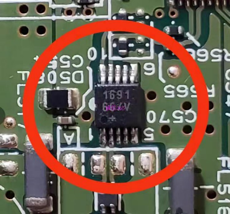1691 16916G/V 适用思域仪表易损小八脚芯片 汽车电脑易损驱动IC