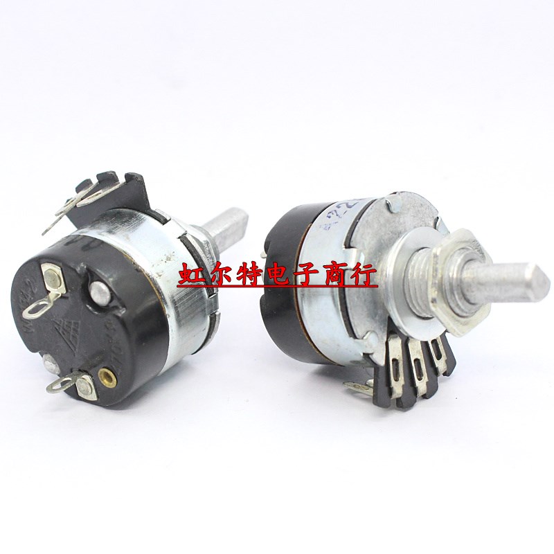 WH134-2电位器 带开关  22K 10K 4.7K 4K7 2.2K 2K2半轴 可调电阻