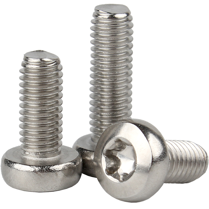 304不锈钢圆头内梅花螺丝盘头t螺栓异形防拆螺钉M2/M2.5/3M4M5M6