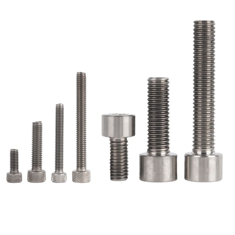 TA2杯头内六角钛合金螺丝钉螺杆圆柱头纯钛螺栓M3M4M5MS6M8M10M12