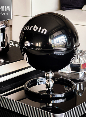 麦桶桶遥控器收纳盒玄关入户门口首饰盒零食杂物桌面整理盒黑色