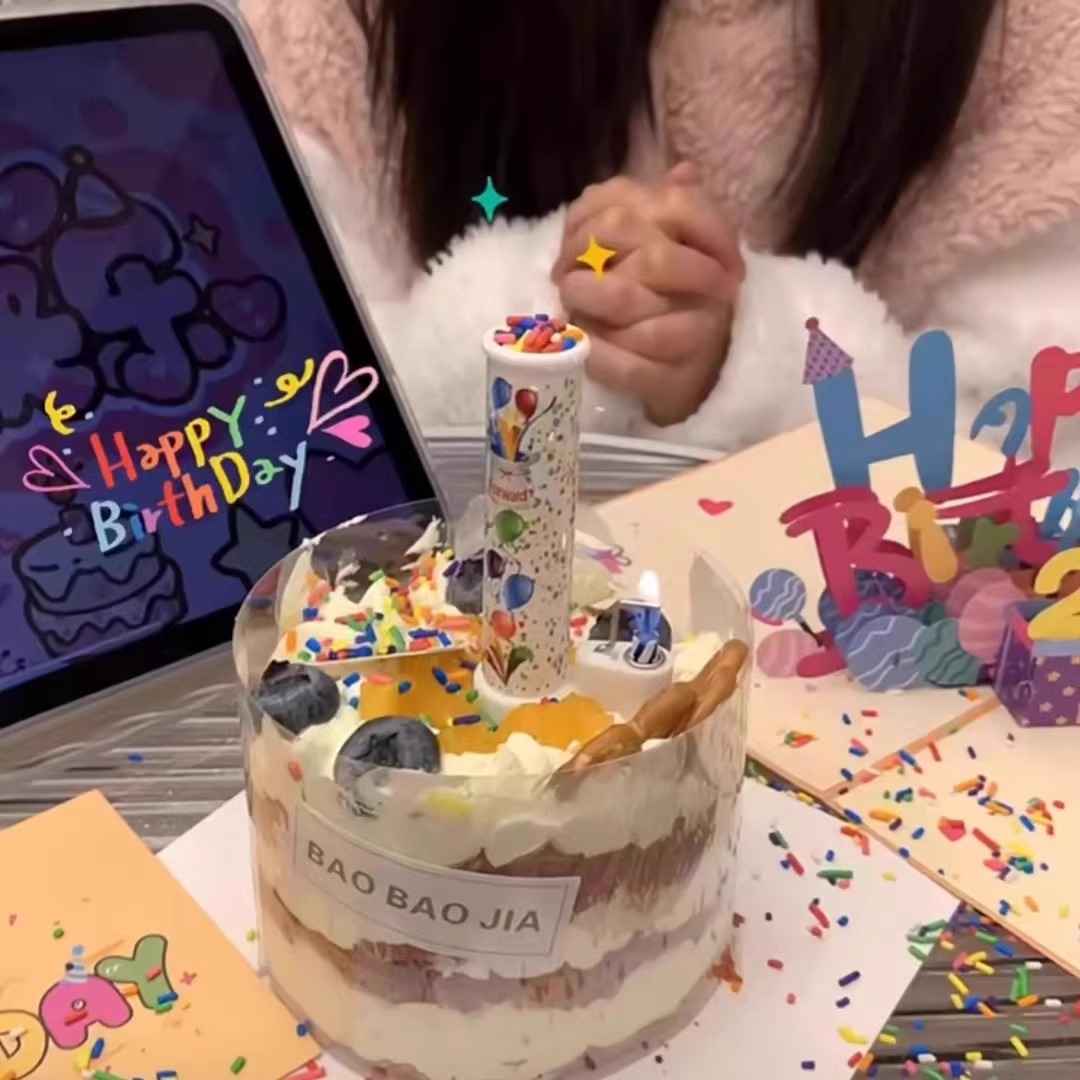 生日蜡烛搞怪糖果礼花音乐