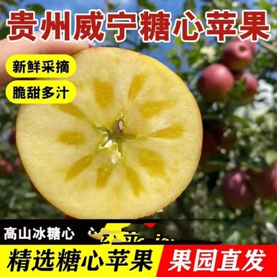 正宗威宁苹果高原冰糖心丑苹果脆甜9斤装当季新鲜水果整箱