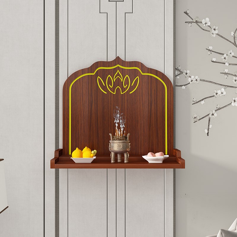 佛龛供台家用经济j型佛柜壁挂式佛台财神爷摆放台神像供奉台贡奉