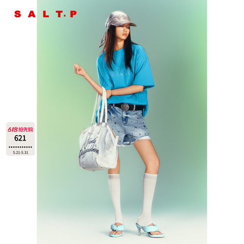 SALT.P可颜【男女同款】短袖圆领T恤宽松2026夏新款AC36260050