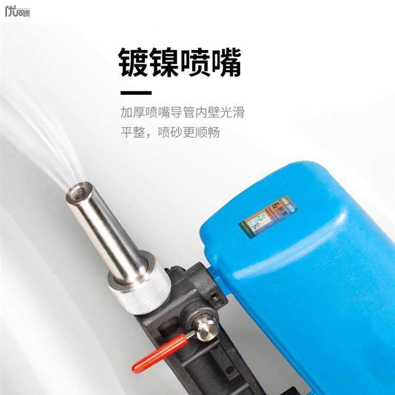 小型移动式喷砂机喷沙除锈抛光设备手动高压喷砂罐喷丸水喷打沙机