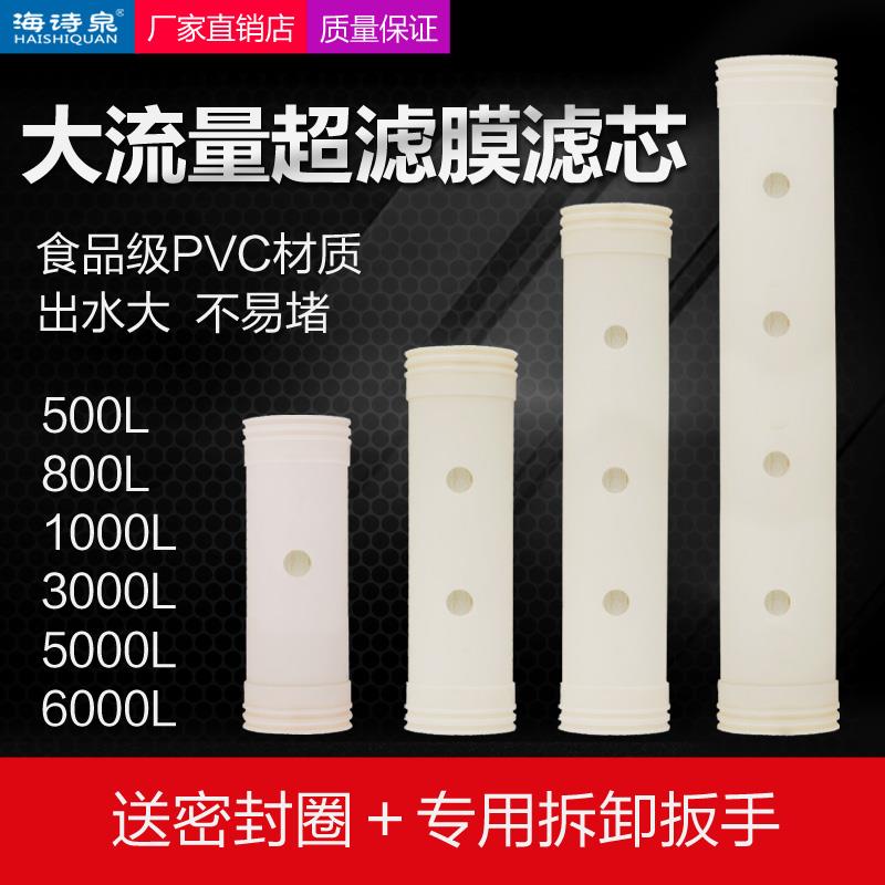 净水器滤芯中央全屋不锈钢自来水过滤器通用大流量中空纤维超滤膜