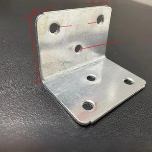 角码连接件 弯码镀锌角码L型家具连接件小孔直角固定件加厚铁角码