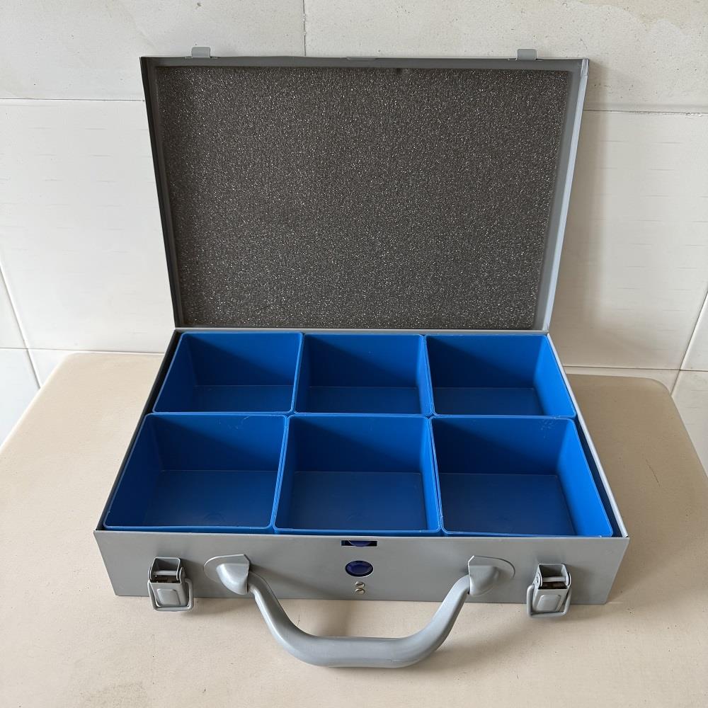 螺丝螺母钢钉垫片钻头螺丝攻收纳铁盒五金零件金属铁皮工具盒手提