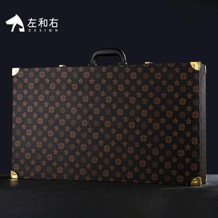 红酒包装 盒皮盒皮箱礼品盒空盒盒子 礼盒6支装 高档葡萄酒盒包装