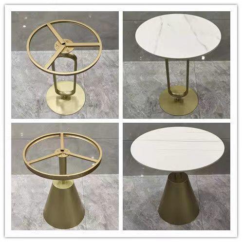 铁艺桌腿支架办公桌脚大板桌子桌架金属脚架岩板大理石支撑架吧台